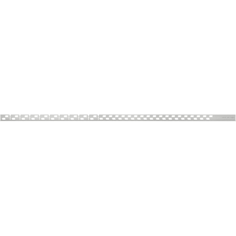 Mexen Line-B spádová podlahová lišta 120 cm levá, inox - 181001120L