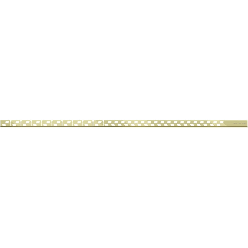 Mexen Line-B podlahová spádová lišta 120 cm, levá, zlatá - 185001120L