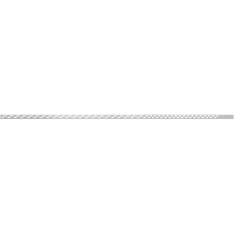 Mexen Line-B podlahová spádová lišta 180 cm levá, inox - 181001180L