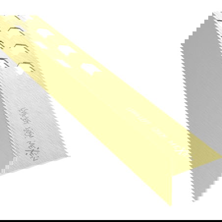 Mexen Line-B podlahová spádová lišta 120 cm levá, zlatá kartáčovaná - 185501120L