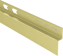 Mexen Line-B stěnová sklonová lišta 120 cm levá, zlatá kartáčovaná - 185502120L