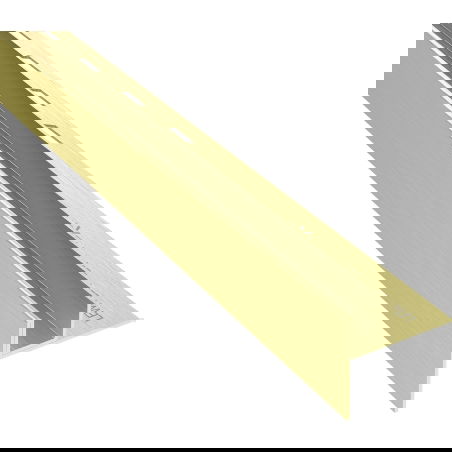 Mexen Line-B zkosená lišta na sklo 120 cm levá, zlatý kartáč - 185504120L