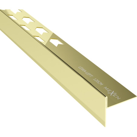 Mexen Line-B podlahová spádová lišta 120 cm, levá, zlatá - 185001120L