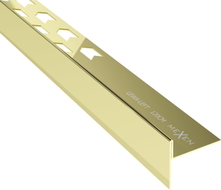 Mexen Line-B podlahová spádová lišta 120 cm, levá, zlatá - 185001120L