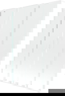 Mexen Velar L Duo vanová zástěna 2-křídlová posuvná 140 x 150 cm, transparentní, bílá - 896-140-003-02-20