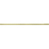 Mexen Line-B spádový profil pro sklo 120 cm levý, zlatý kartáčovaný - 185504120L