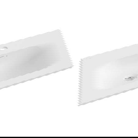 Mexen Vela zapuštěné umyvadlo do desky 61 x 46,5 cm, bílá mat - 25236001