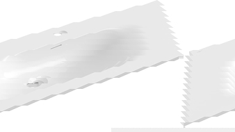 Mexen Vela umyvadlo zapuštěné do desky 71 x 46,5 cm, bílý lesk - 25237000