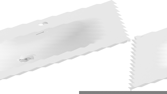 Mexen Vela umyvadlo zapuštěné do desky 71 x 46,5 cm, bílá matná - 25237001