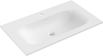 Mexen Vela umyvadlo zapuštěné do desky 81 x 46,5 cm, bílá mat - 25238001