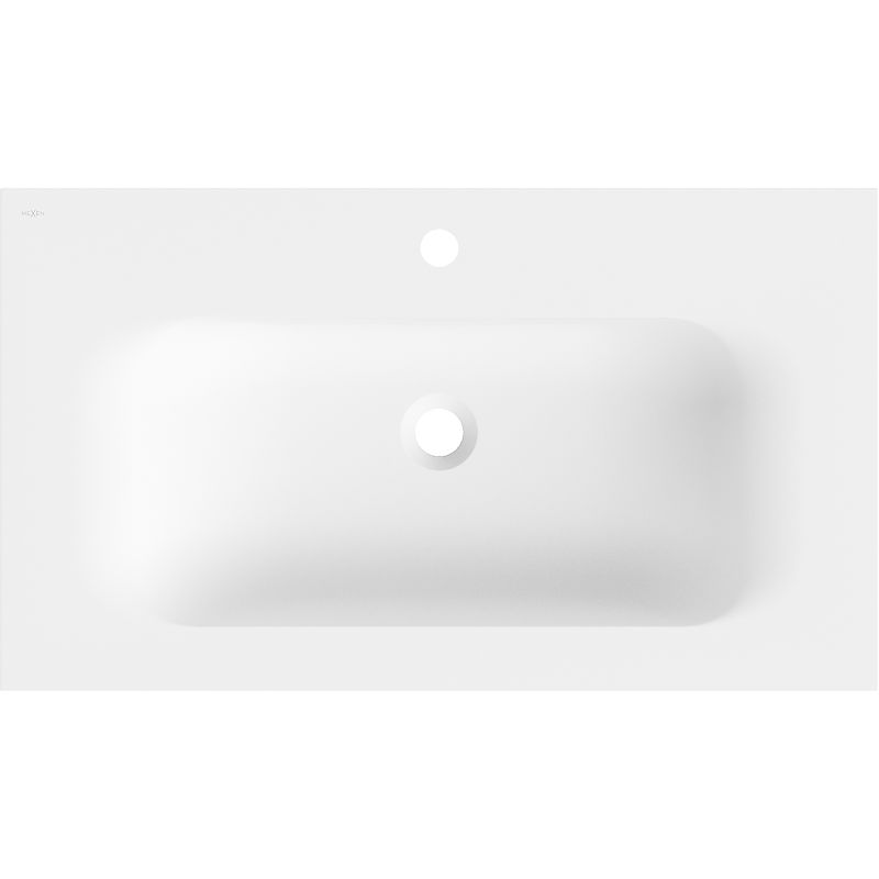 Mexen Vela umyvadlo zapuštěné do desky 81 x 46,5 cm, bílá mat - 25238001