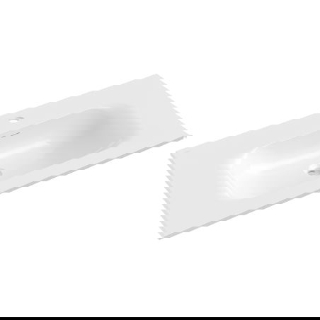 Mexen Vela umyvadlo zapuštěné do desky 91 x 46,5 cm, bílý lesk - 25239000