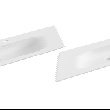 Mexen Vela umyvadlo zapuštěné do desky 91 x 46,5 cm, bílá mat - 25239001