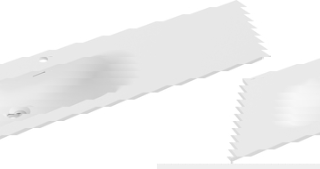 Mexen Vela umyvadlo zapuštěné do desky levé 101 x 46,5 cm, bílá mat - 25231001L