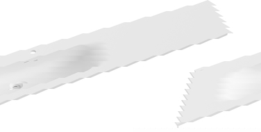 Mexen Vela umyvadlo zapuštěné do desky levé 141 x 46,5 cm, bílá mat - 25231401L