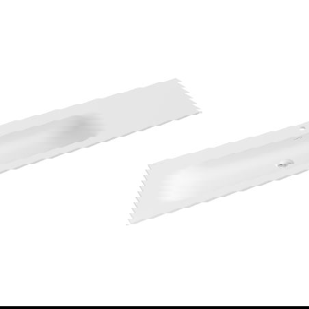 Mexen Vela umyvadlo zapuštěné do desky levé 161 x 46,5 cm, bílá mat - 25231601L