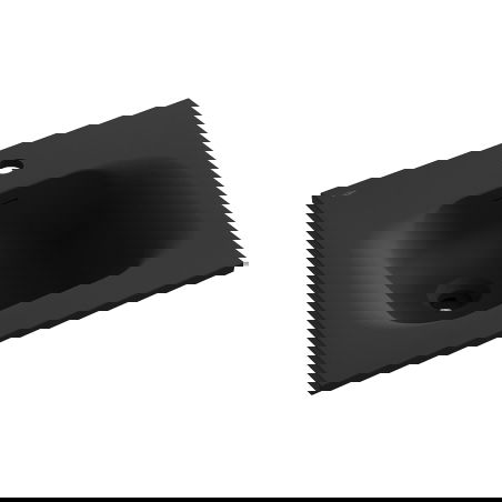 Mexen Vela umyvadlo zapuštěné do desky 46 x 46,5 cm, černá mat - 25234571