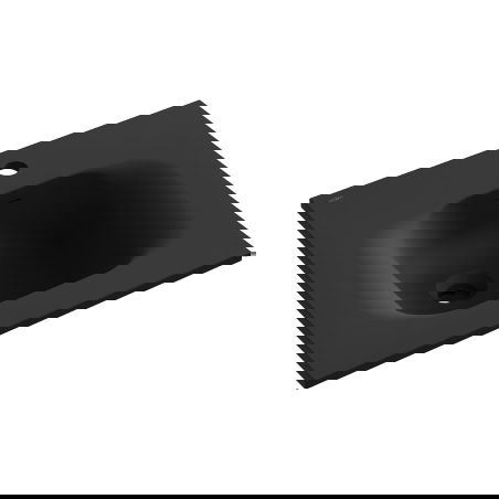 Mexen Vela umyvadlo zapuštěné do desky 51 x 46,5 cm, černý mat - 25235071