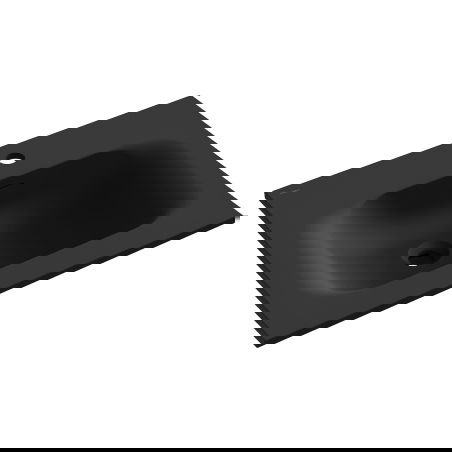 Mexen Vela umyvadlo zapuštěné do desky 61 x 46,5 cm, černá mat - 25236071