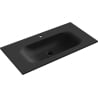 Mexen Vela umyvadlo zapuštěné do desky 91 x 46,5 cm, černý mat - 25239071