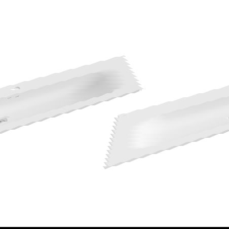 Mexen Vela umyvadlo zapuštěné do desky 121 x 46,5 cm, bílá mat - 25231201