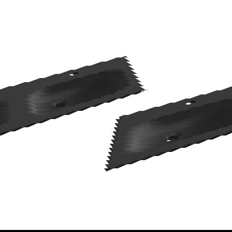 Mexen Vela umyvadlo zapuštěné v desce dvojité 121 x 46,5 cm, černý mat - 25231271D