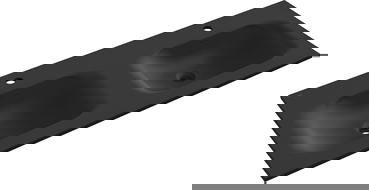 Mexen Vela umyvadlo zapuštěné v desce dvojité 121 x 46,5 cm, černý mat - 25231271D