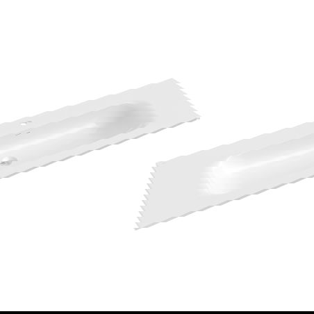 Mexen Vela umyvadlo zapuštěné do desky 141 x 46,5 cm, bílý lesk - 25231400