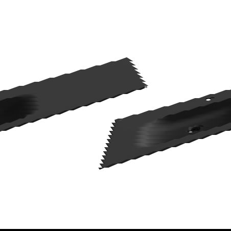 Mexen Vela umyvadlo zapuštěné do desky levé 141 x 46,5 cm, černá mat - 25231471L