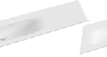 Mexen Vela umyvadlo zapuštěné do desky levé 91 x 46,5 cm, bílá mat - 25239001L