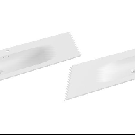 Mexen Vela zápustné umyvadlo 101 x 46,5 cm, bílá matná - 25231001