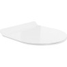 Mexen deska s pomalým zavíráním slim, duroplast, bílý lesk - 39010100