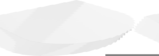 Mexen deska pomalu padající tvrdá, duroplast, bílá lesk - 39020100