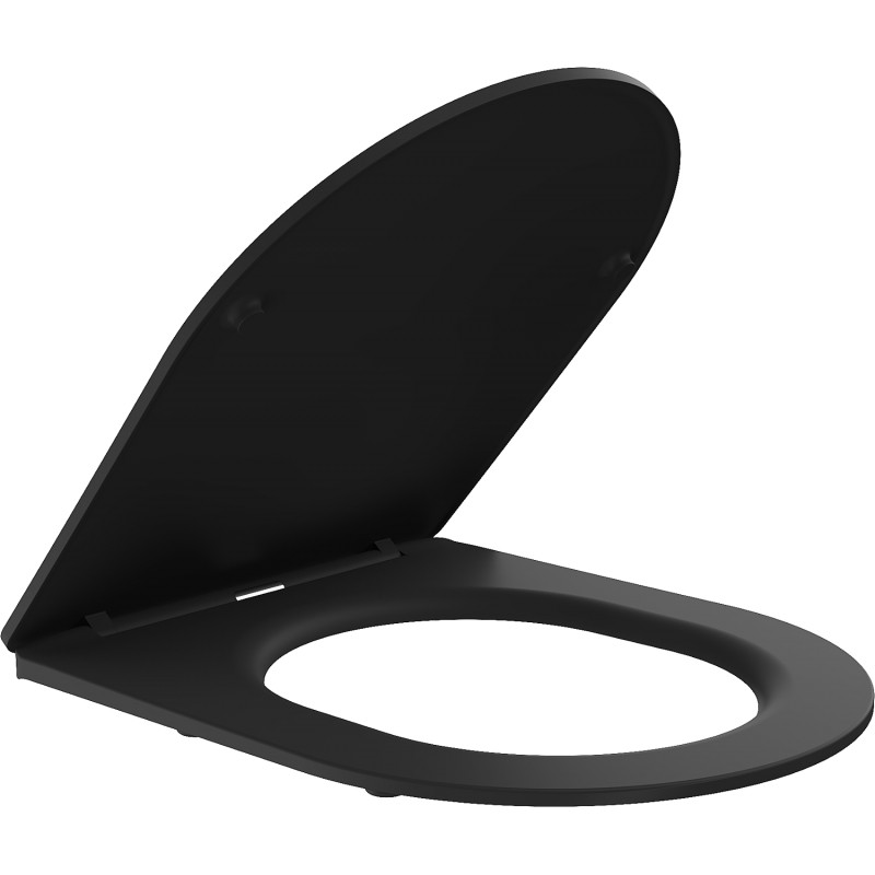 Mexen WC prkénko s tichým zavíráním slim, duroplast, černá mat - 39100185