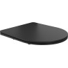 Mexen WC prkénko s tichým zavíráním slim, duroplast, černá mat - 39100185