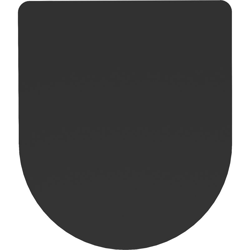 Mexen deska pomalu klesající slim, duroplast, černá mat - 39100185