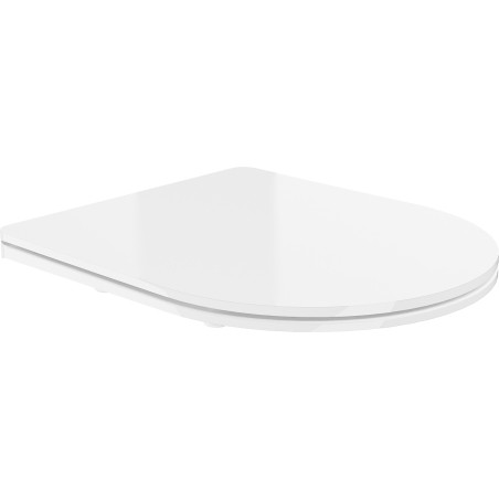 Mexen deska pomalu klesová slim, duroplast, bílá lesk - 39030100