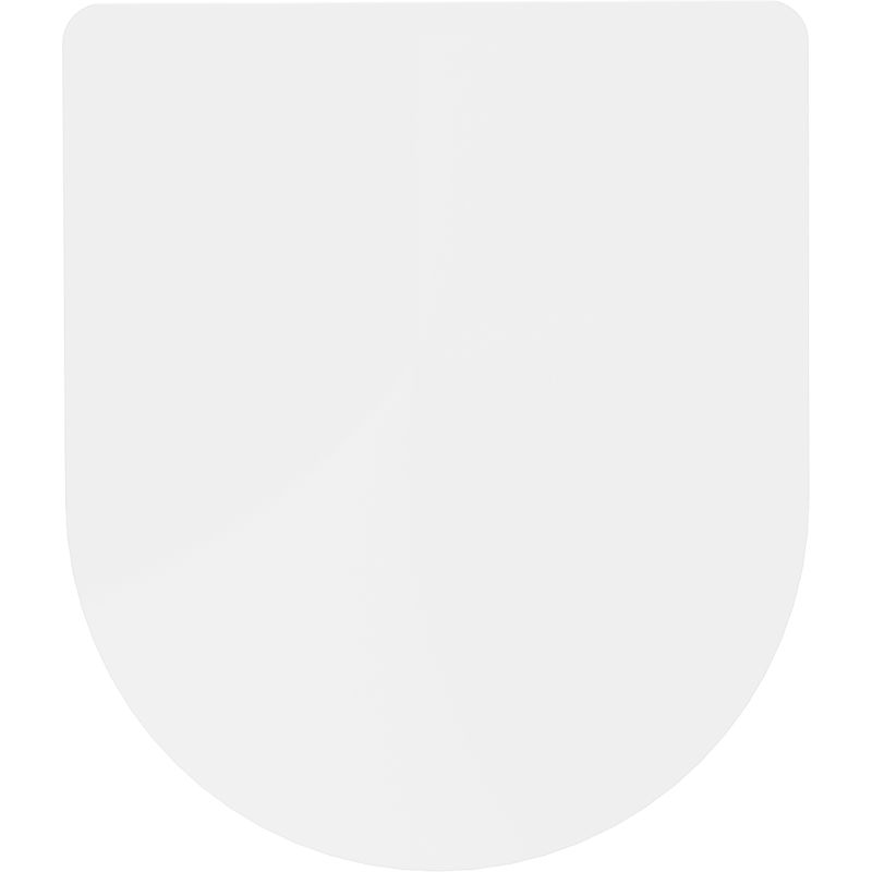 Mexen sedátko pomalu sklopné slim, duroplast, bílý lesk - 39030100