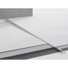 Mexen Line-B podlahová spádová lišta 120 cm pravá, inox - 181001120R