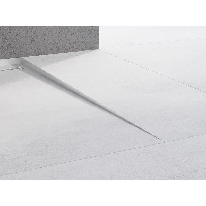Mexen Line-B podlahová spádová lišta 120 cm pravá, inox - 181001120R
