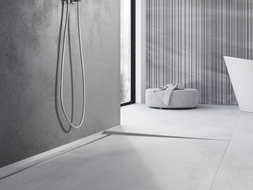 Mexen Line-B podlahová spádová lišta 180 cm pravá, inox - 181001180R