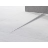 Mexen Line-B spádová podlahová lišta 120 cm levá, inox - 181001120L