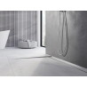 Mexen Line-B spádová podlahová lišta 120 cm levá, inox - 181001120L