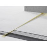 Mexen Line-B podlahová spádová lišta 120 cm, levá, zlatá - 185001120L