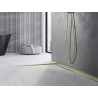 Mexen Line-B podlahová spádová lišta 120 cm, levá, zlatá - 185001120L