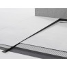 Mexen Line-B podlahová sklonová lišta 120 cm levá, černá - 187001120L
