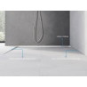 Mexen Line-B podlahový sklonový profil 180 cm levý, inox - 181001180L