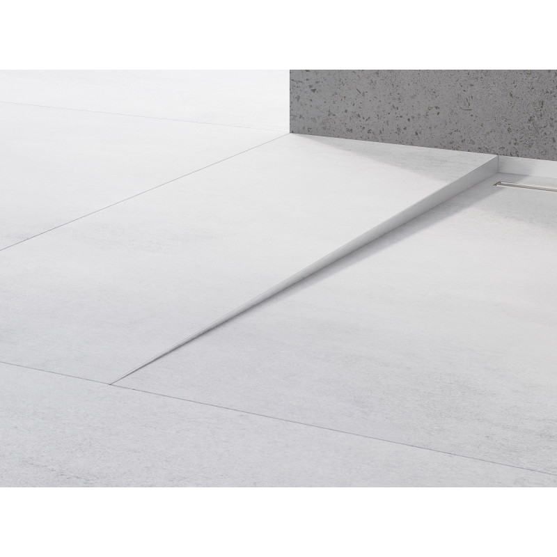 Mexen Line-B podlahový sklonový profil 180 cm levý, inox - 181001180L