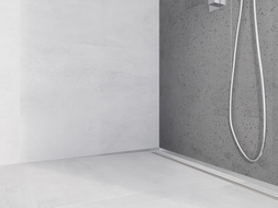 Mexen Line-B lišta úklonová přístěnná 180 cm levá, inox - 181002180L