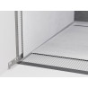 Mexen Line-B lišta úklonová přístěnná 180 cm levá, inox - 181002180L